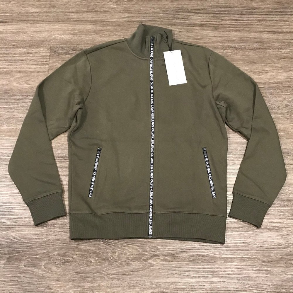 CALVIN KLEIN TRACK ZIP SWEATSHIRT